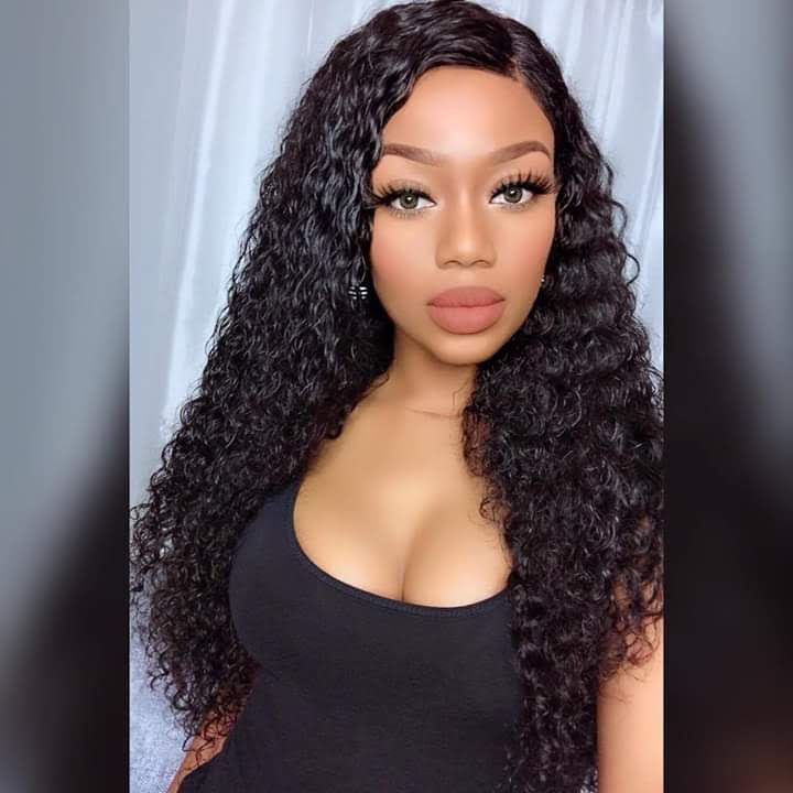Perruque épais lace frontal 4x4 cheveux indiens  10"-26"pouces -GRADAT 7A