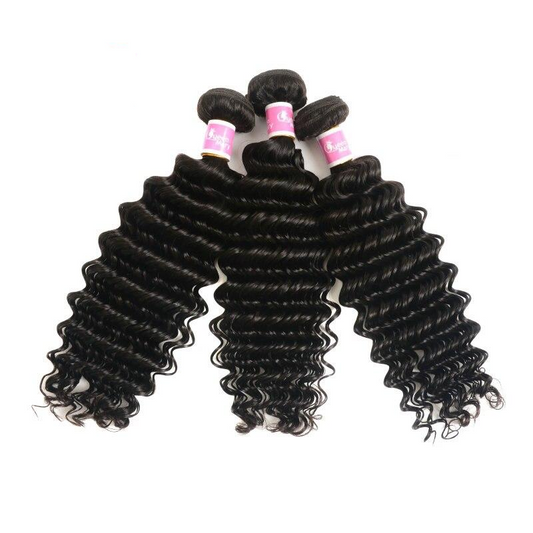 Tissus malaisiens de cheveux de profondeur 100% Naturelles 1/3/4