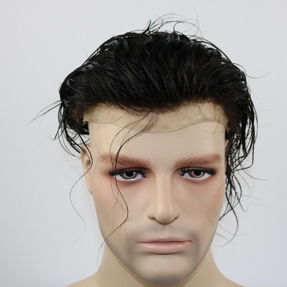 TOUPET HOMME STYLÉ INDIEN CHEVEUX 100% VIERGE
