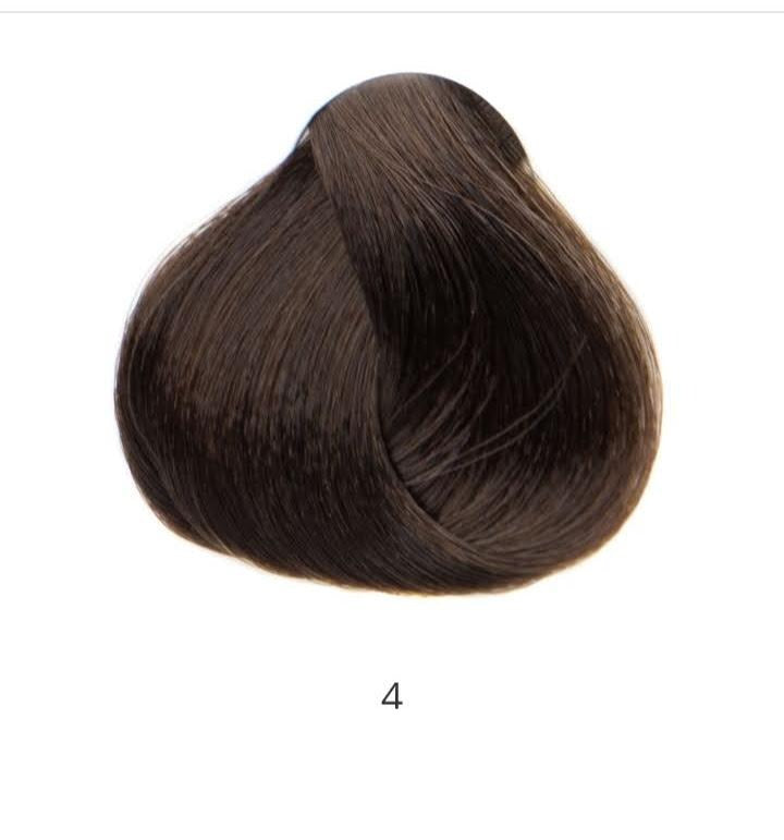 50 extensions artisanales brésiliennes Remy 1g kératine plate luxe AAAA + 40 cm - 70 cm #4 châtain foncé
