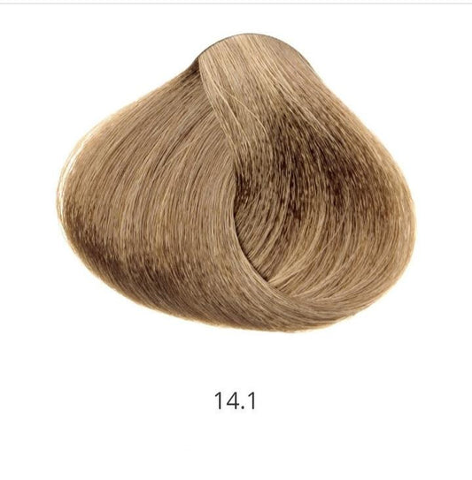 50 extensions artisanales brésiliennes Remy 1g kératine plate luxe AAAA + 40 cm - 70 cm  #14.1 blond cendré froncé